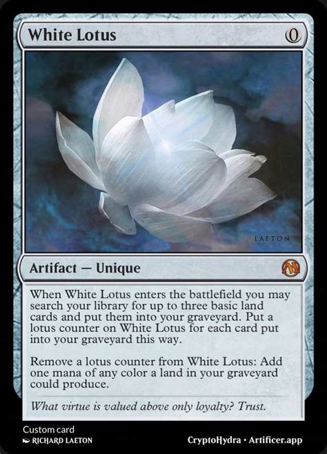 magic the gathering white lotus